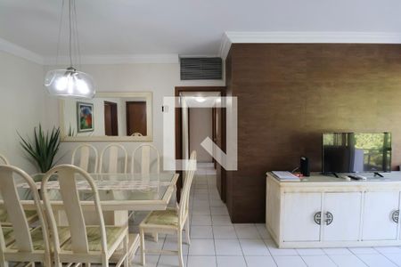 Sala de apartamento para alugar com 3 quartos, 120m² em Jardim Tejereba, Guarujá