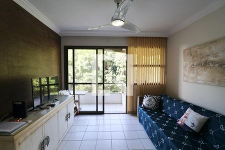 Sala de apartamento para alugar com 3 quartos, 120m² em Jardim Tejereba, Guarujá