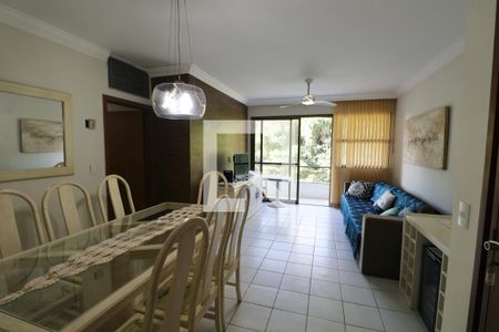 Sala de apartamento para alugar com 3 quartos, 120m² em Jardim Tejereba, Guarujá