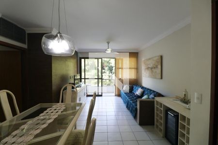 Sala de apartamento para alugar com 3 quartos, 120m² em Jardim Tejereba, Guarujá