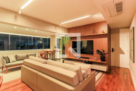 Sala de apartamento à venda com 4 quartos, 119m² em Brooklin Paulista, São Paulo