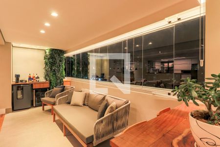 Varanda Sala de apartamento à venda com 4 quartos, 119m² em Brooklin Paulista, São Paulo