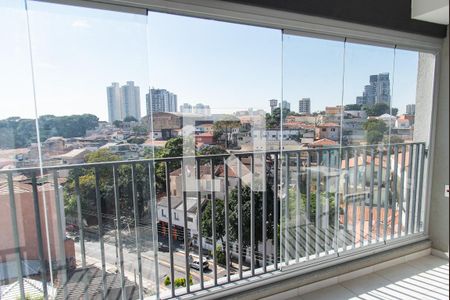 Varanda/área de serviço de apartamento para alugar com 2 quartos, 50m² em Vila Firmiano Pinto, São Paulo