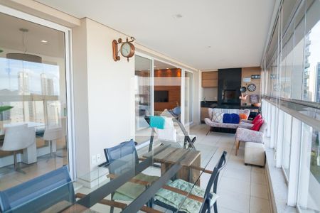 Varanda da Sala de apartamento para alugar com 4 quartos, 196m² em Vila da Serra, Nova Lima