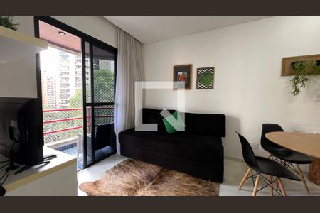 Sala de apartamento à venda com 1 quarto, 32m² em Paraíso, São Paulo