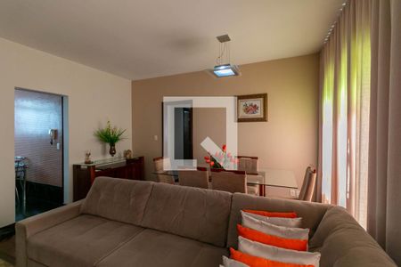 Sala de apartamento à venda com 3 quartos, 90m² em Nova Suíssa, Belo Horizonte