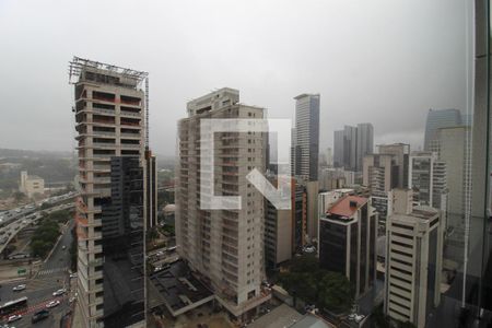 Vista da Varanda de kitnet/studio à venda com 1 quarto, 31m² em Vila Olímpia, São Paulo