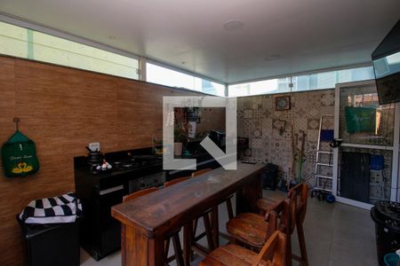 Área Gourmet de apartamento à venda com 3 quartos, 87m² em Havaí, Belo Horizonte