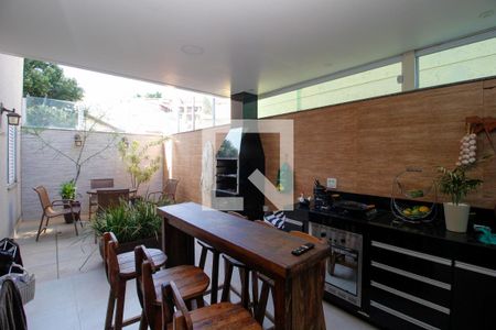 Área Gourmet de apartamento à venda com 3 quartos, 87m² em Havaí, Belo Horizonte