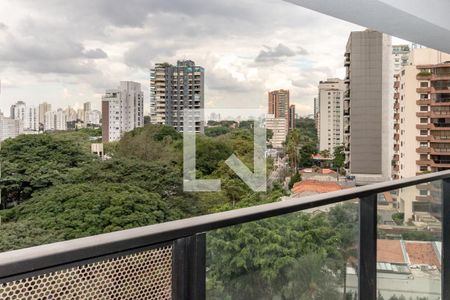 Sacada de apartamento para alugar com 1 quarto, 35m² em Indianópolis, São Paulo