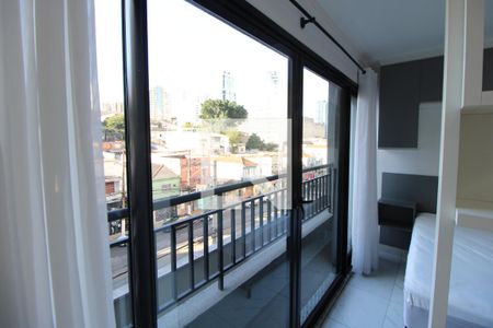 Studio - Varanda de kitnet/studio para alugar com 1 quarto, 25m² em Santana, São Paulo