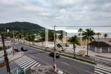 Vista Sala de apartamento para alugar com 1 quarto, 50m² em Canto do Forte, Praia Grande