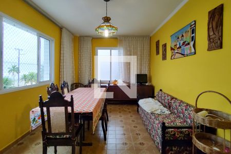 Sala de apartamento para alugar com 1 quarto, 50m² em Canto do Forte, Praia Grande