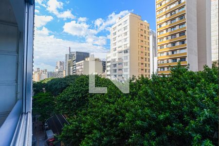 Vista da Sala de apartamento para alugar com 1 quarto, 30m² em República, São Paulo