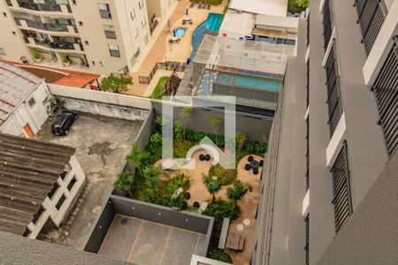 Sacada Vista  de apartamento à venda com 1 quarto, 28m² em Mirandópolis, São Paulo
