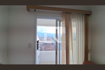 Vista da sala de apartamento para alugar com 1 quarto, 41m² em Maracanã, Praia Grande