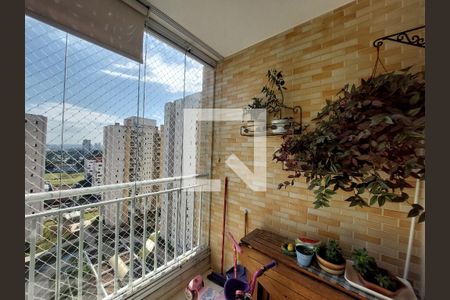 Varanda Gourmet de apartamento à venda com 3 quartos, 72m² em Usina Piratininga, São Paulo