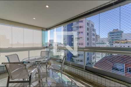 Sala - Varanda de apartamento à venda com 4 quartos, 182m² em Castelo, Belo Horizonte