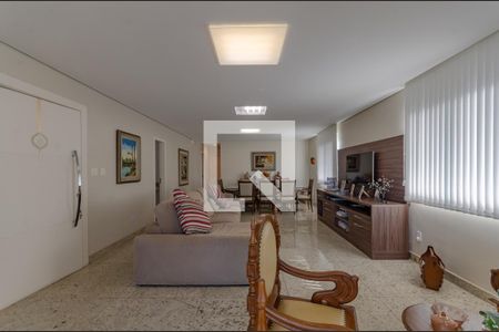 Sala de apartamento à venda com 4 quartos, 182m² em Castelo, Belo Horizonte