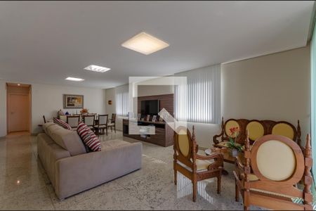 Sala de apartamento à venda com 4 quartos, 182m² em Castelo, Belo Horizonte