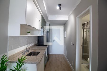 Cozinha- Studio de kitnet/studio para alugar com 1 quarto, 33m² em Vila Cordeiro, São Paulo