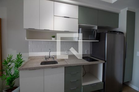 Cozinha- Studio de kitnet/studio para alugar com 1 quarto, 33m² em Vila Cordeiro, São Paulo