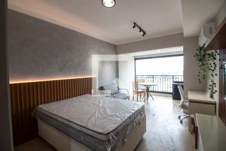 Sala - Studio de kitnet/studio para alugar com 1 quarto, 33m² em Vila Cordeiro, São Paulo