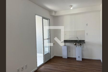 Sala/ Cozinha Integrada de apartamento à venda com 1 quarto, 31m² em Água Branca, São Paulo