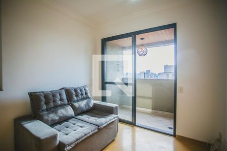 Sala de Estar de apartamento à venda com 1 quarto, 45m² em Mirandópolis, São Paulo