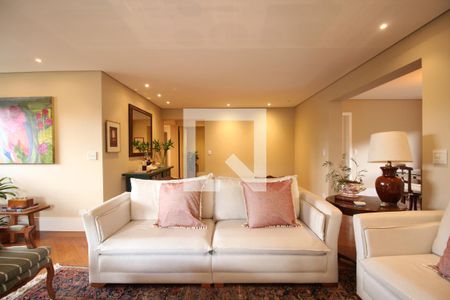 Sala de apartamento para alugar com 4 quartos, 220m² em Paraíso do Morumbi, São Paulo