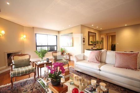 Sala de apartamento à venda com 4 quartos, 220m² em Paraíso do Morumbi, São Paulo