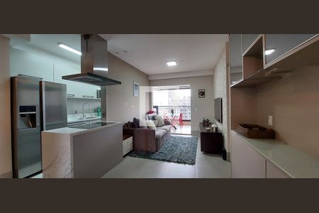 Sala de apartamento para alugar com 3 quartos, 82m² em Campestre, Santo André