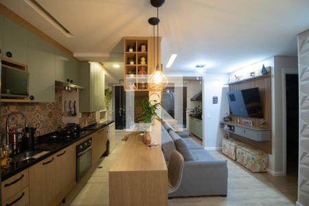 Sala e Cozinha de apartamento para alugar com 2 quartos, 60m² em Vila Mazzei, São Paulo