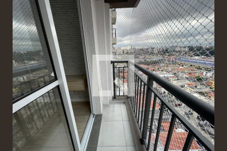 Varanda da Sala de apartamento para alugar com 1 quarto, 30m² em Vila Sônia, São Paulo