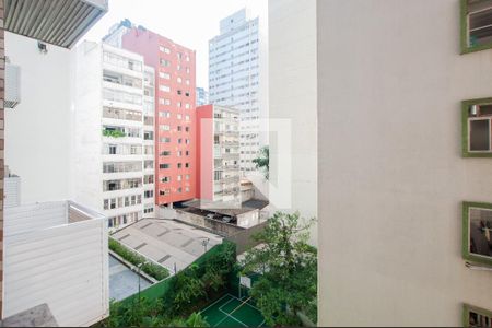 Vista da Sala de apartamento para alugar com 1 quarto, 63m² em Consolação, São Paulo