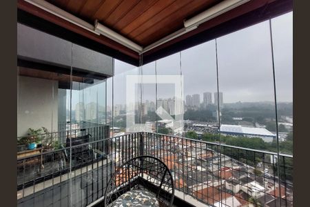 Varanda da Sala de apartamento para alugar com 3 quartos, 72m² em Jardim Taquaral, São Paulo