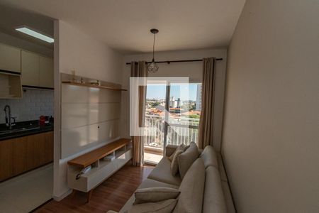 Sala de Estar/Jantar  de apartamento à venda com 2 quartos, 47m² em Vila Industrial, Campinas