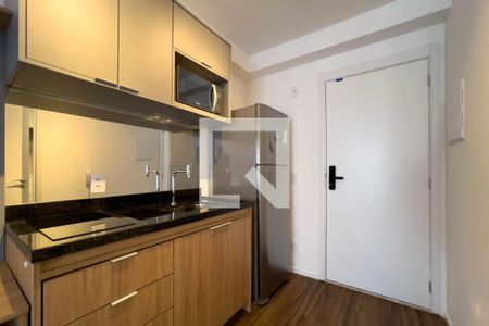Cozinha de kitnet/studio para alugar com 1 quarto, 25m² em Vila Mariana, São Paulo