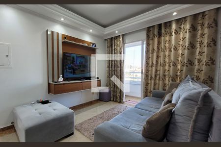 Sala de apartamento à venda com 2 quartos, 64m² em Vila Alto de Santo André, Santo André