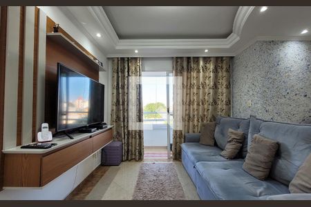 Sala de apartamento à venda com 2 quartos, 64m² em Vila Alto de Santo André, Santo André