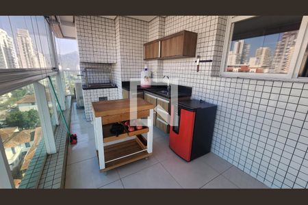 Churrasqueira de apartamento para alugar com 3 quartos, 206m² em Pompéia, Santos