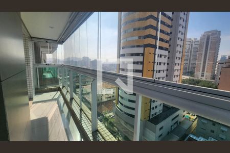 Varanda da Sala de apartamento para alugar com 3 quartos, 206m² em Pompéia, Santos