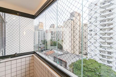Varanda da Sala de apartamento para alugar com 3 quartos, 62m² em Brooklin Paulista, São Paulo