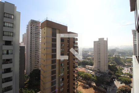 Vista da Sala de kitnet/studio para alugar com 1 quarto, 27m² em Moema, São Paulo