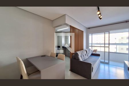 Sala de apartamento para alugar com 1 quarto, 40m² em Caiçara, Praia Grande