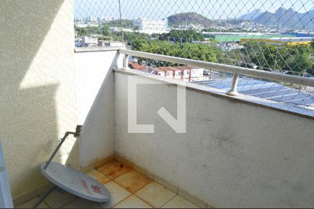 Varanda da Sala de apartamento para alugar com 3 quartos, 74m² em Taquara, Rio de Janeiro