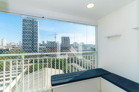 Varanda da Sala de apartamento para alugar com 2 quartos, 45m² em Vila Prudente, São Paulo