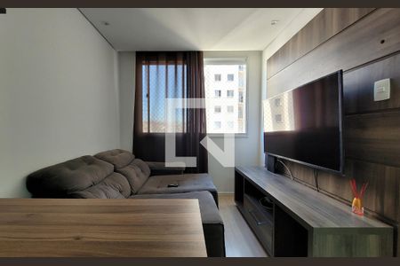 Sala de apartamento para alugar com 2 quartos, 47m² em Parque São Vicente, Santo André