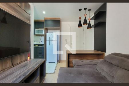 Sala de apartamento para alugar com 2 quartos, 47m² em Parque São Vicente, Santo André