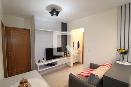 Sala / Cozinha de apartamento para alugar com 2 quartos, 44m² em Jardim São Paulo, São Paulo